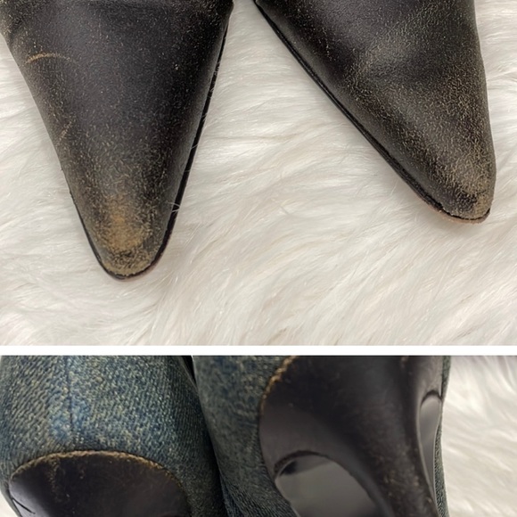 CHANEL Denim Ankle Pointed Toe Booties - Picture 5 of 5